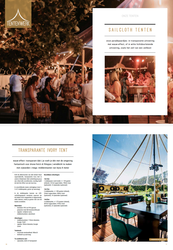 tentenwerk magazine inhoud sailcloth